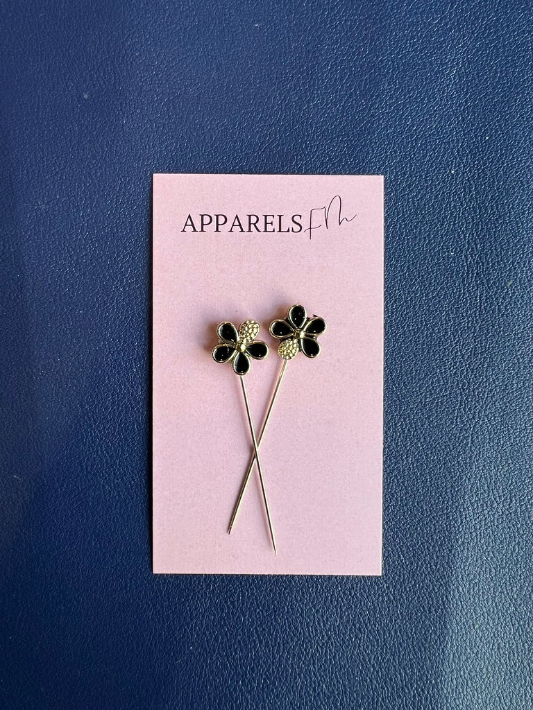 Wild Flower Long Hijab Pins