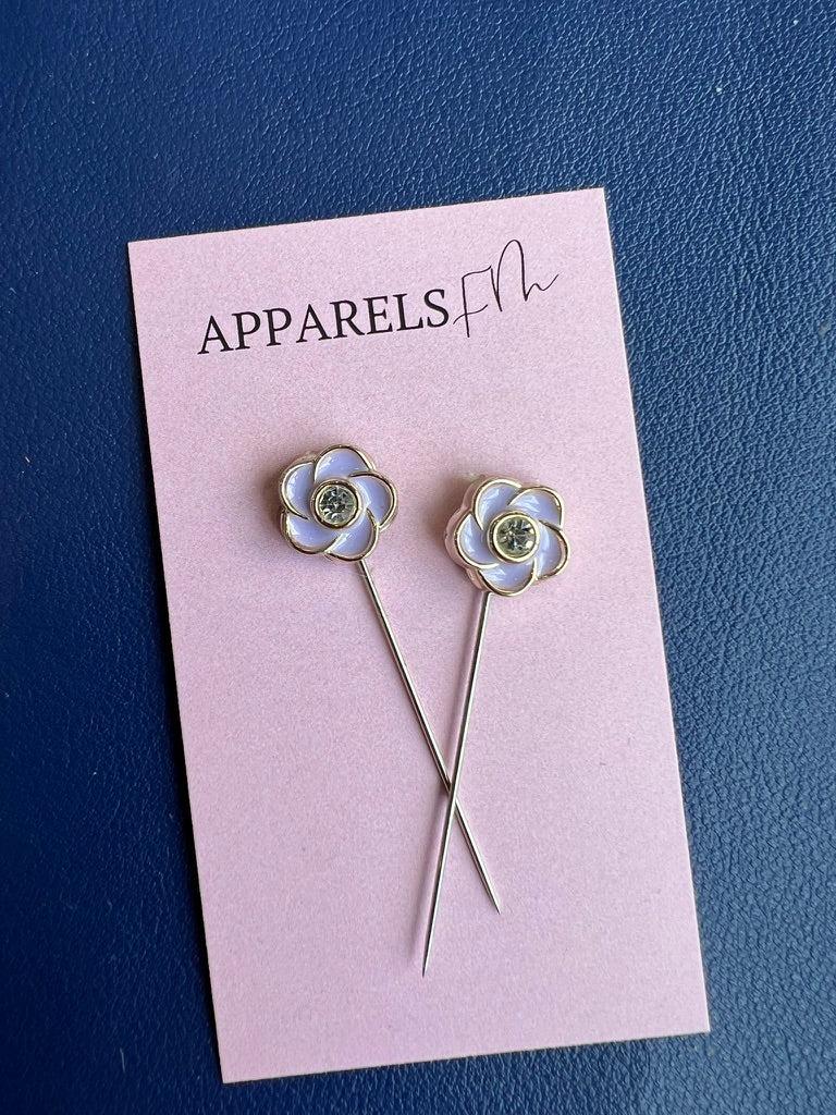 Periwinkle Long Hijab Pins