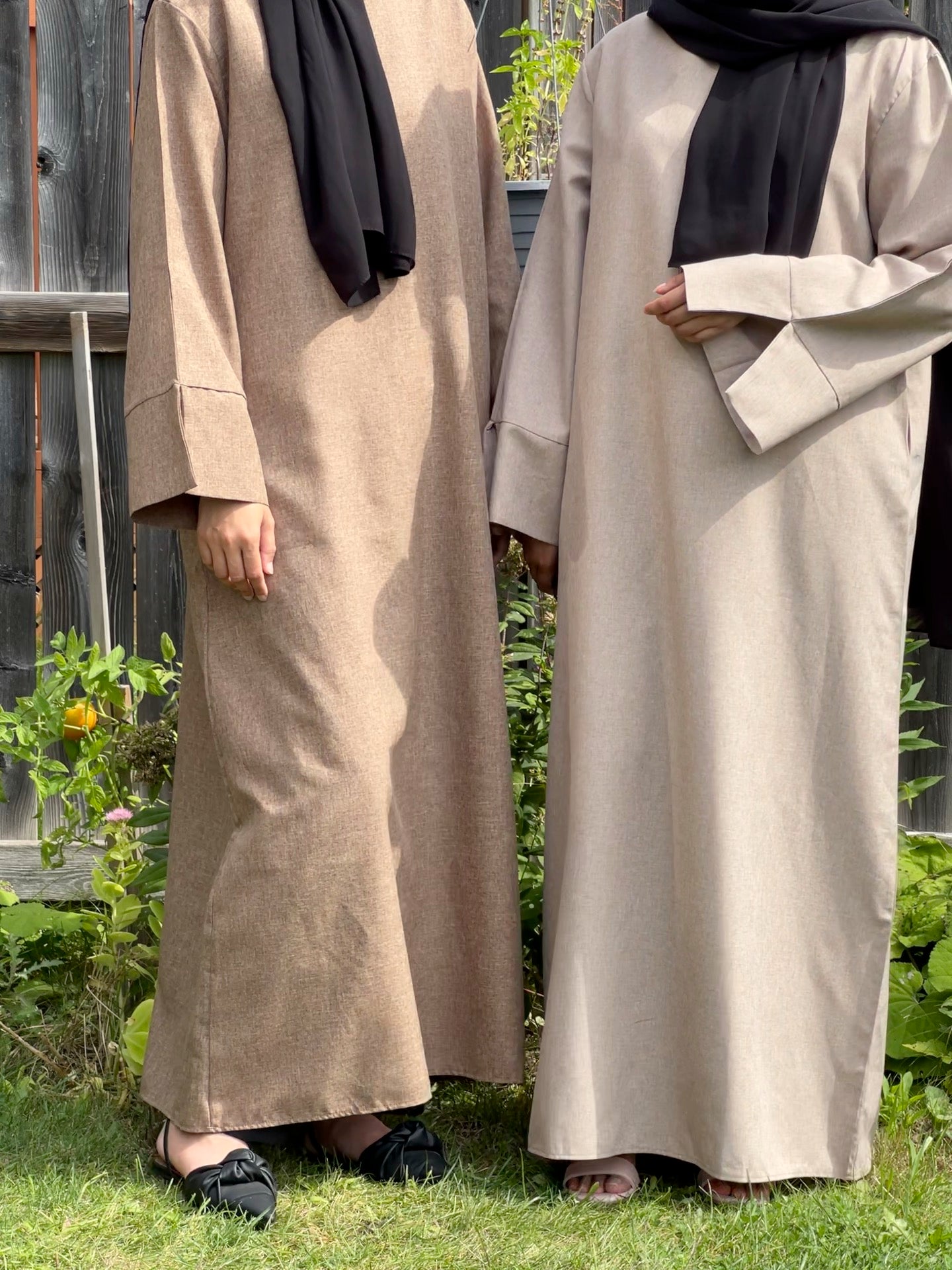 Basic Linen Abaya - Apparels F M