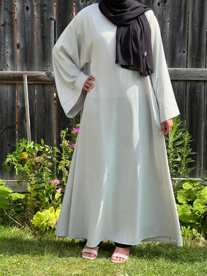 Bell Sleeves Nida Abaya - Apparels F M