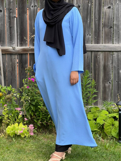 Basic Crinkle Abaya - Apparels F M