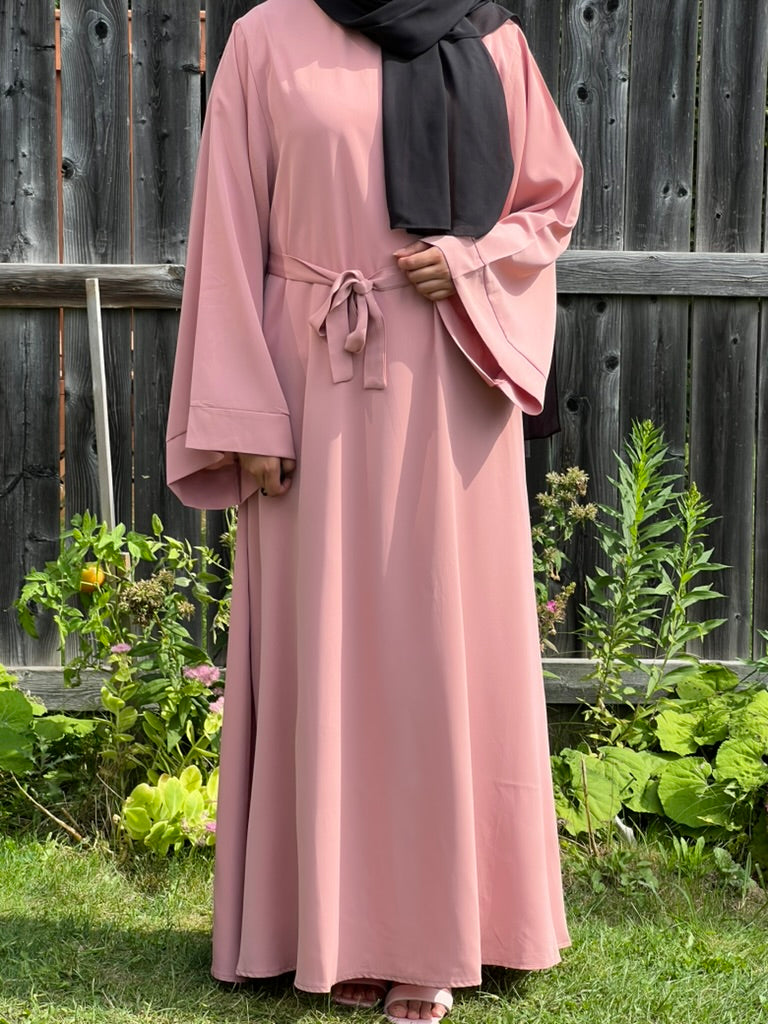 Bell Sleeves Nida Abaya - Apparels F M