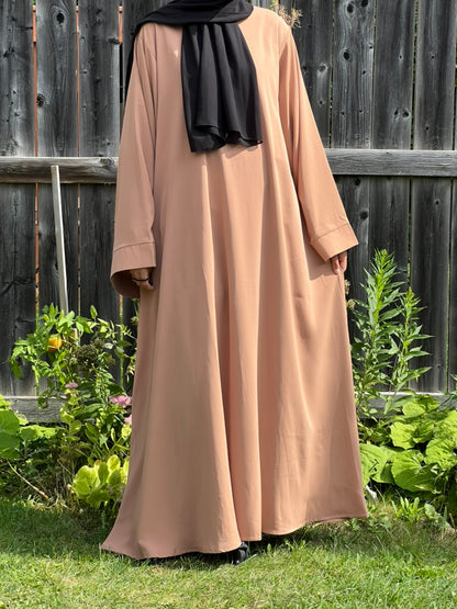 Bell Sleeves Nida Abaya - Apparels F M