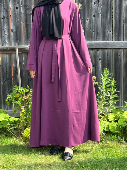 Bell Sleeves Nida Abaya - Apparels F M