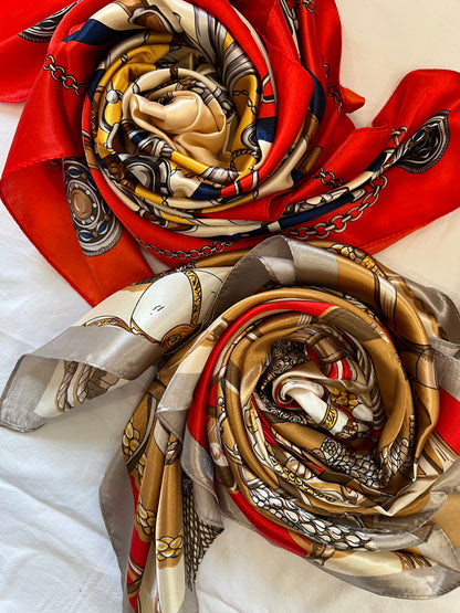 Turkish Silk Square Scarf - Apparels F M