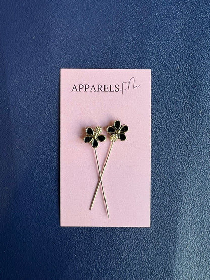 Wild Flower Long Hijab Pins