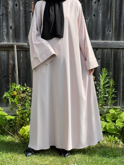 Bell Sleeves Nida Abaya - Apparels F M