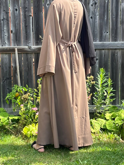 Bell Sleeves Nida Abaya - Apparels F M