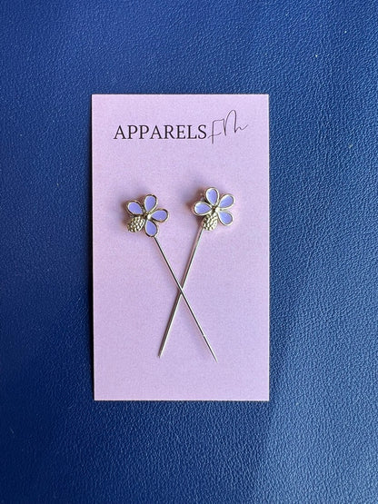Wild Flower Long Hijab Pins