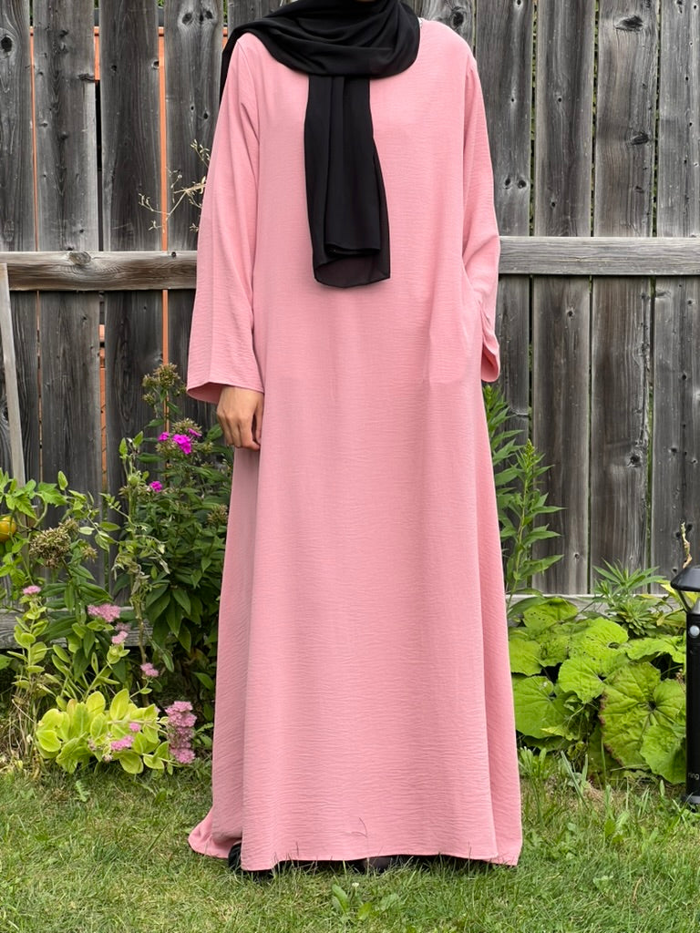 Basic Crinkle Abaya - Apparels F M